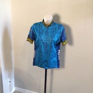Primal wear Womens Cycling Jersey size medium in blue